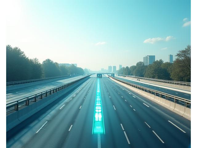 Representación de un proceso de telepeaje simplificado, con una carretera ágil, señales de IAVE y Capufe, y documentación en orden.